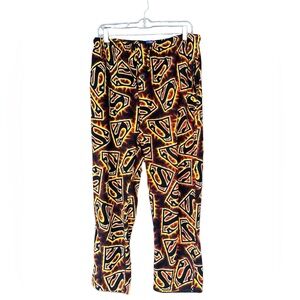 Superman fleece pajama pants